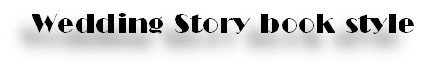 Wedding story book
